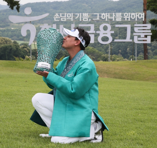 2018 KEB하나은행 인비테이셔널 우승자 박상현프로 ⓒKEB하나은행