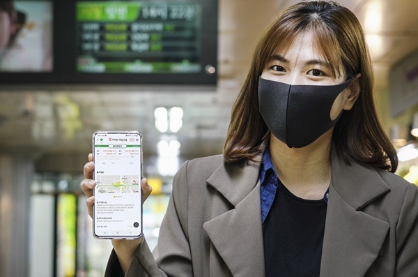 SKT, ‘T map 대중교통’ 앱에서 수도권 지하철 열차 혼잡도 국내 최초 제공 ⓒSK텔레콤