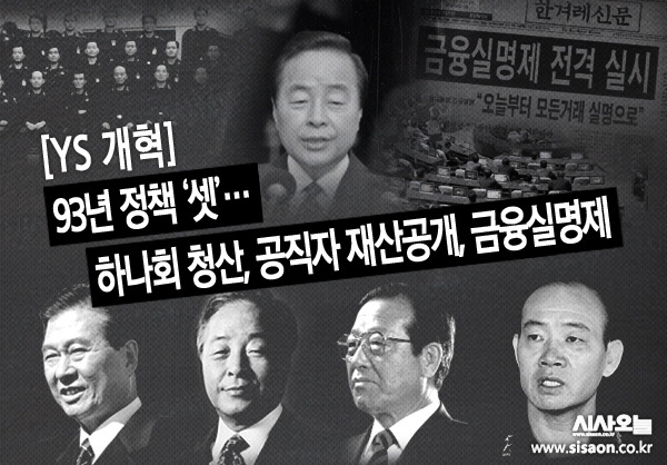 이번 스물세 번째 ‘대통령 회고사’는 1993년 문민정부의 세 가지 개혁 정책이다.ⓒ시사오늘 김유종