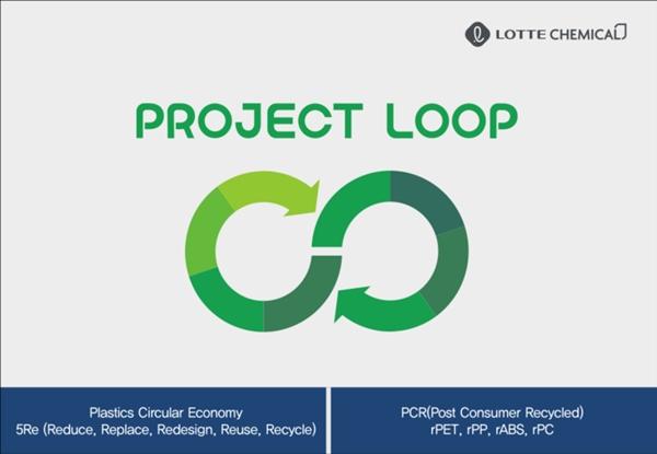 롯데케미칼 플라스틱 자원선순환 'Project LOOP' ⓒ롯데케미칼