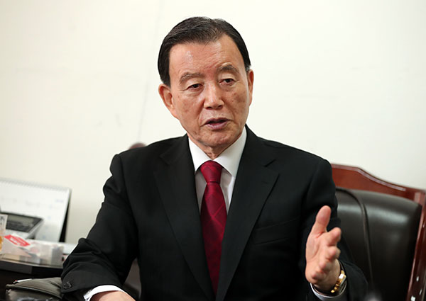홍 의원은 대선 경선 룰에 대해 당이 관여해서는 안 된다고 못 박았다. ⓒ시사오늘 권희정 기자