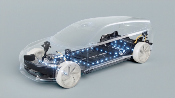 볼보자동차와 스토어닷이 합작 개발할 전기차 전용 초고속 배터리 충전기술 이미지. ⓒ 볼보자동차