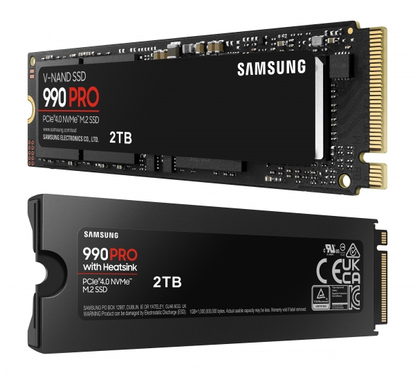 삼성전자는 게이밍 등 대용량 그래픽 작업에 최적화된 고성능 SSD ‘990 PRO’를 공개했다고 25일 밝혔다. ⓒ삼성전자