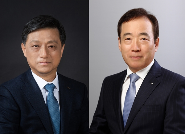 김학동 포스코 부회장(왼쪽)과 이순형 세아그룹 회장의 모습. ⓒ 각사 제공