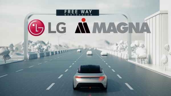 LG전자는 차세대 자율주행 솔루션을 만들기 위해 세계 최대 자동차 부품 기업 ‘마그나’(Magna)와의 협력을 확대한다고 4일 밝혔다. ⓒ사진제공 = LG전자