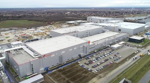 헝가리에 위치한 SK이노베이션 전기차 배터리 공장. ⓒ SK이노베이션