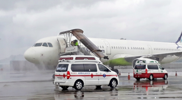 에어부산이 지난 30일 인천국제공항 항공기 사고 위기대응 훈련에 항공사 대표로 참여했다. ⓒ 에어부산