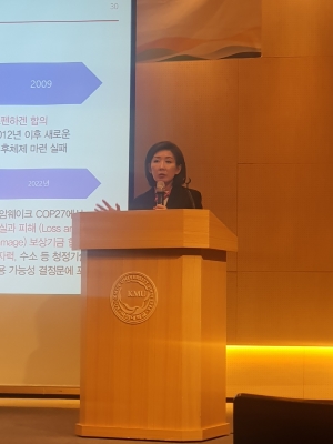 기후위기 문제를 강조하는 나 전 대표의 모습. ⓒ시사오늘 고수현 기자