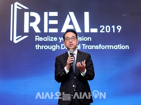 8일 삼성SDS는 서울 신라호텔에서 디지털 혁신을 추진하는 기업 고객을 대상으로 'REAL 2019' 행사를 개최했다.  ⓒ시사오늘 권희정 기자