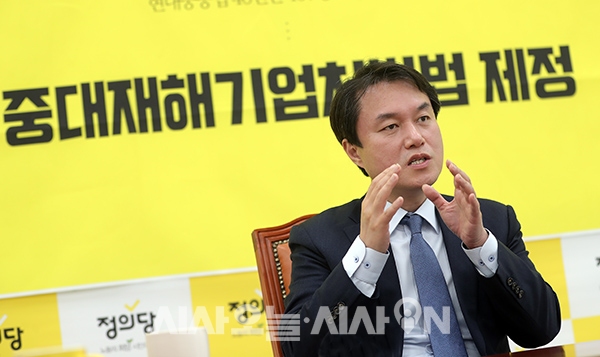 김종철 대표는 지금의 진보정당은 “30% 쯤 왔다”고 답했다.ⓒ시사오늘 권희정 기자