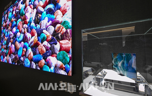 삼성전자가 ‘마이크로 LED TV’ 110형 신제품을 10일 공개했다. ⓒ시사오늘 권희정 기자