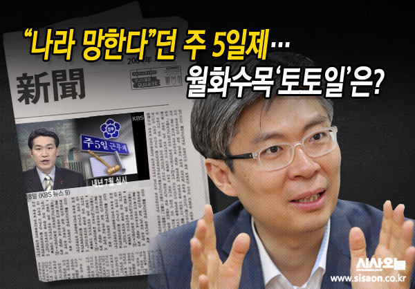 이번 열 번째 ‘옛날신문 보기’는 2004년 주 5일 근무제다.ⓒ시사오늘 김유종