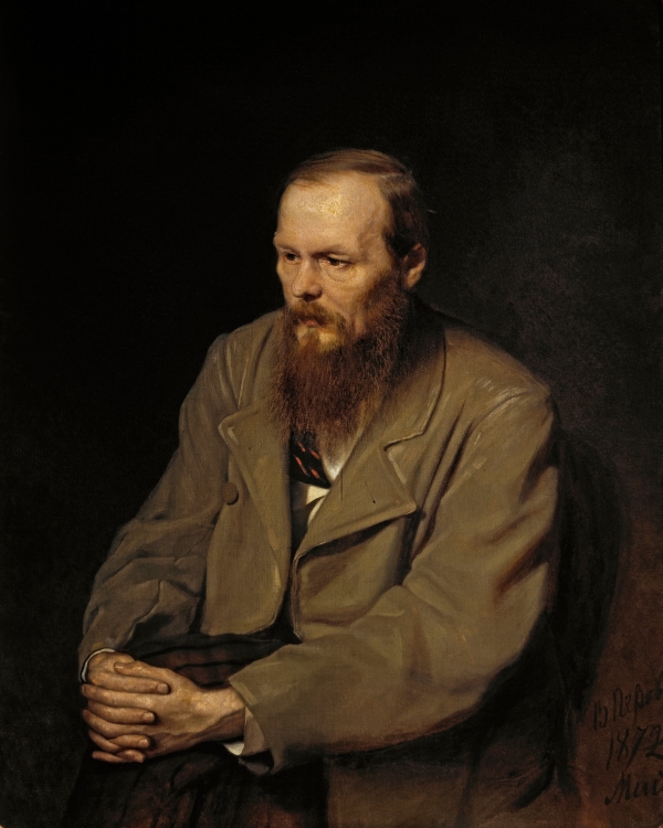 러시아 화가 '바실리 페로프'가 그린 '표도르 도스토옙스키' 초상화(1872년작). ⓒ위키피디아