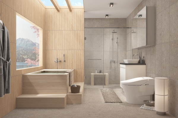욕실 전문기업 더이누스는 욕실 리모델링 패키지 '스파시스(Spa&Oasis) 히노끼 에디션'을 출시한다고 25일 밝혔다. ⓒ더이누스