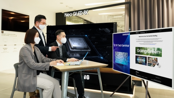 삼성전자는 2022년형 ‘Neo QLED 8K’를 기반으로 TV 신기술을 소개하는 ‘2022 테크 세미나’를 전 세계 주요 지역에서 개최한다고 12일 밝혔다. ⓒ삼성전자