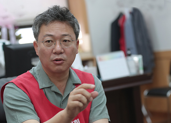 박 후보는 중앙정치 인맥을 적극적으로 활용해 원주 발전에 기여하겠다고 밝혔다. ⓒ시사오늘 권희정 기자